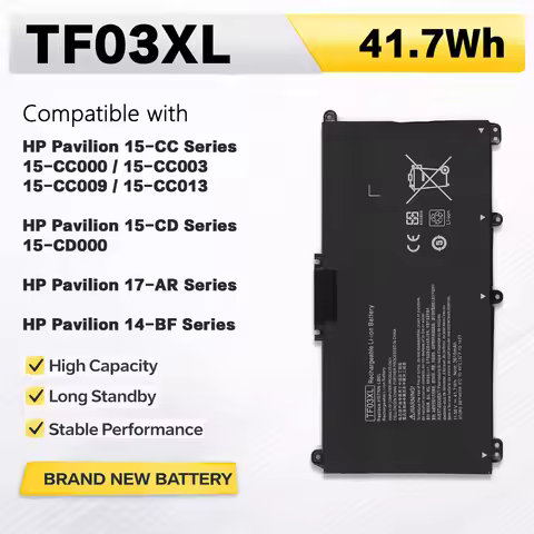 PowerHub TF03XL Laptop Battery For HP Pavilion 15-CC 15-CD 14-BF 17-AR Series TPN-Q188 Q189 Q190 Q19