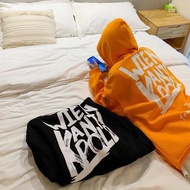 Street Wear Printed Hooded Bristle Style Male High School Student Round Neck Pullover Loose Universi