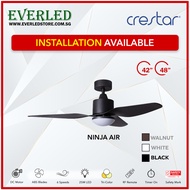 [Installation Available] CRESTAR Ninja Air 3BL 42 inch DC Ceiling Fan (with/without light)
