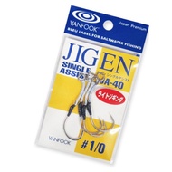 VANFOOK fishing hooks JIGEN SINGLE ASSIST HOOKS JA-40