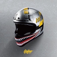 GALLOP M1 王牌 全罩式安全帽 山車帽 電鍍銀