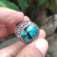 Batu Pirus persia ring perak