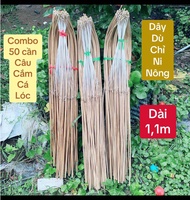 Combo 50 -40-30... cần câu cắm cá lóc loại dài 11 met lưỡi ó số 8 chống quát cong dây dù chỉ nilon đ