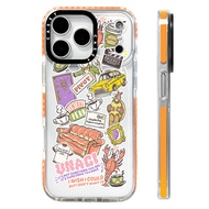 Color Case Compatible For IPhone 17 Pro Max Cover 17 Pro 17Air FRIENDS Sticker Soft Clear Bumper Sho