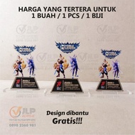 Piala Mobile Legends, Trophy Mobile Legends, Piala MLBB UK. 20X10 J011