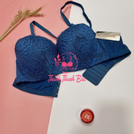 Áo ngực mút mỏng Big size bản to che khuyết điểm chất ren mềm mại bra nữ thái lan Sisterhood 937