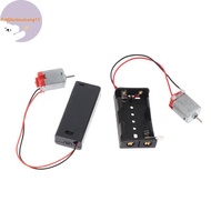 ArtGloriousLong 130 Motor Kit With 2x Battery Storage Case And 16500 RPM Student DIY Electronic Moto