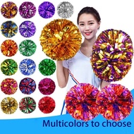 BG9T 25cm Kids Game Pom Poms PET Multicolors Cheering Ball  Come On Props Cheap Practical Cheerleadi