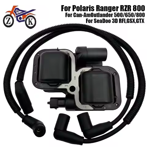 Motorcycle Ignition Coil For Can-Am Outlander Max 500 650 800 Spark Plug Wire Cap For SeaDoo 3D GSX