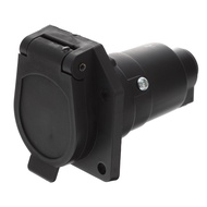 12V 7 Pin Round Trailer Plug 7 Way Socket Adapter Wiring Connector for American