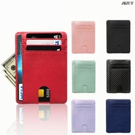 [COD]8 Slot RFID Blocking Leather Wallet Credit ID Card Holder Purse Money Case Cover Anti Theft for