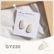 สีเจล อบ GAOY ซีรีย์ใหม่ พร้อมส่ง GY 225-236 12สี โทนขาว ครีม งาช้าง White Tone 11ml สีสวย แม่นสีแน่