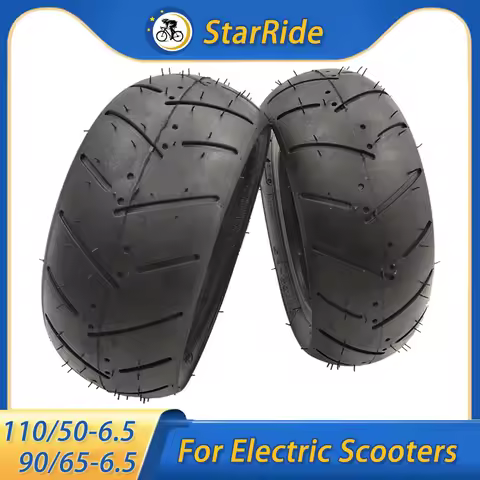 110/50-6.5 90/65-6.5 Tubeless Tire for 11 Inch Electric Scooter Bike City Road Street Widen Tires Go