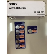 Japan SONY Sony 3V Lithium Button Cell Battery CR 1220 1616 1620 1632 2016 2025 2032 2430 2450 Watch