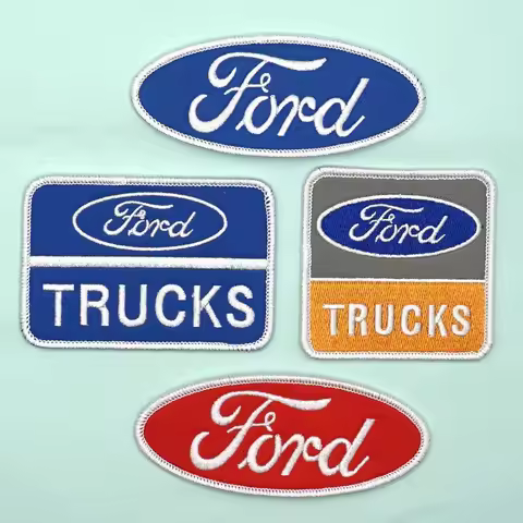 Car Embroidered Cloth Stickers Iron On Patches Clothing Hole Patch For Ford Focus mk2 mk3 Fiesta mk7