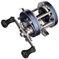 Abu Garcia Ambassadeur 5500CS Rocket Blue Gray Right-Hand Double Handle Reel for Bass, Snakehead, an