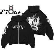Y2K Black Minority Boxy Zipper - Unisex Y2K Black Boxy Zipper Hoodie