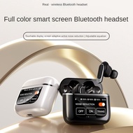 [New Style] LCD Smart Screen ANC Noise Cancelling Bluetooth Headset Smart Sports Waterproof Sweatproof Long Battery Life Bluetooth Headset Suitable for JBL Smartphone Universal