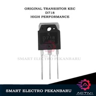 ORIGINAL TRANSISTOR D718 KEC KOREA ELECTRONICS ORIGINAL TRANSISTOR D718 ORIGINAL D 718 2SD718 SD718 