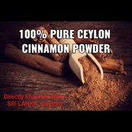 100% PURE CEYLON CINNAMON POWDER/ serbuk kayu manis ceylon  50g