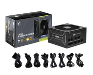 MSI MAG [ A750GLS / A850GLS ] PCIE5 ATX 3.1 COMPATIBLE 80 PLUS GOLD CYBENETICS Full Modular PSU