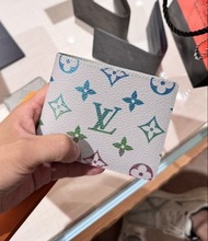 LV 男裝銀包（淺灰白色）