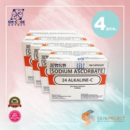 ✜24 Alkaline C -100 Capsule SET 4 (Sodium Ascorbate) (Vitamins C , Vitamins Capsule)