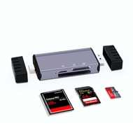 SD TF CF Card Reader Adapter USB Type-C 2.0 3.0 4.0 High-Speed Memory Card Reader for Camera Phone T