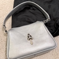 Chrome hearts✨全新 克羅心銀色雞塊包腋下包