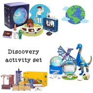 science theme kids activity set educational science toys for children dino steam project LLN