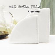 กระดาษกรองกาแฟดริป V60 ถ้วยกระดาษกรองกาแฟ Coffee Drip Filter 40ชิ้น #1ddcoffee