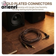 ORIENRI Earphone Replacement Cable, 3.5mm to Dual 2.5mm Plug and Play Aux Cable, 120cm/47.2in Flexib