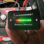 LED battery power meter, battery level monitor, adjustable voltage 12V-72V