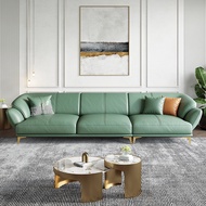 Gu's Home Furnishing Flagship Store Genuine Leather Sand Discovery Generation Sofa Three-Seat Transf