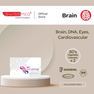 SWISSMED ENZOPRIME Brain Focus Memory Support | ADHD Cognitive Health Supplement | Citicoline PS Enz