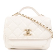 CHANEL 牛皮皮革Business Affinity Small金扣手挽肩背兩用袋