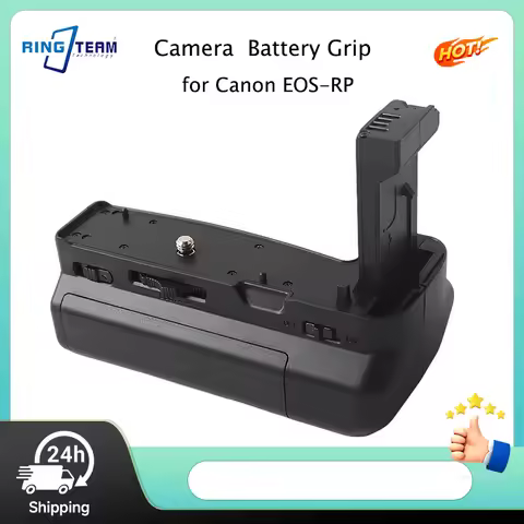 Camera Battery Grip for Canon EOS-RP Dual LP-E17 Battery Holder Vertical Shutter Dustproof Anti-slip