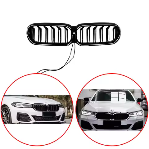 New Design Facelift LCI Kidney Grille Led Light Racing Grille Luminous Grilles For BMW 5 Series G30 