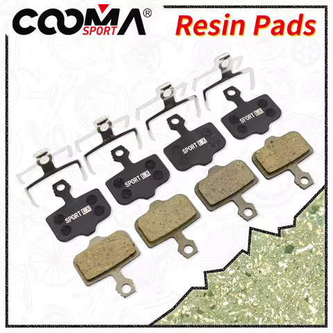 4 Pairs, Bicycle Disc Brake Pads for Avid Elixir R/CR/CR-MAG/E1/3/5/7/9 Sram X0 XX DB1/3/5 Dualtron 
