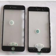 LCD Front Screen Glass+Bezel Frame+OCA Assemble Outer Glass for iPhone 8 Plus