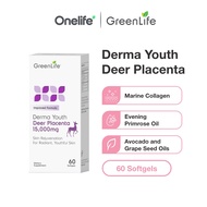 GreenLife Derma Youth Deer Placenta 15,000mg 60 Softgels  - For Radiant and Youthful Skin