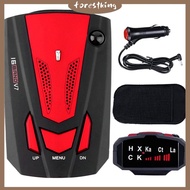 Radar Detector Max 800m Long-Range Radar Speed Detector w/Speed Voice Prompt City/ Highway Modes SHO