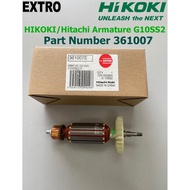 Hitachi / Hikoki G10SS2 armature original armature hitachi grinder armature hikoki armature 361007