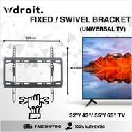 Fixed Bracket / Swivel Bracket / TV Mounting / Wall Mounting / TV Installation for Smart TV 32 / 43 