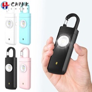 CHINK Emergency LED Torch Keyring, Portable Panic Security Personal Alarm Safety Keychain, Keychain 