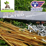 Yaguso Spokes GOLD PLATED 100% Premium Motorcycle