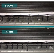 aircon service general aircon servicing fan coil cleaning HDB & OFFICE professional wash wall mounte