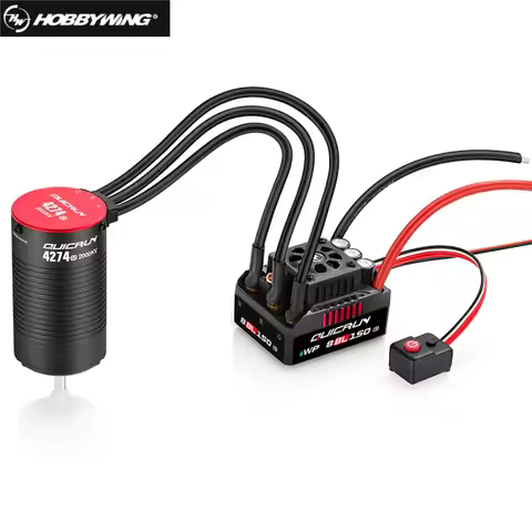 HOBBYWING QuicRun WP 8BL150 G2 3-6S Waterproof Speed Controller 4274 2000KV 4268 2600KV Brushless Mo