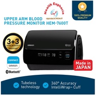 Omron Blood Pressure Monitor Smart Elite+ HEM-7600T *3+3 Years Omron Singapore Warranty* Bluetooth*