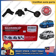 SCHMACO CAR PARTS ENGINE MOUNTING SET PERODUA ALZA MYVI 1.5 2011-2016 LAGI BEST SPD-A3046-KIT (AT) ,